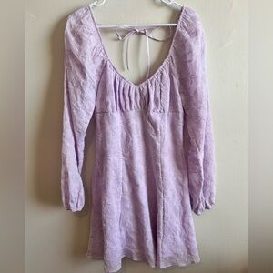 WILD FABLE Purple Long Sleeve Dress